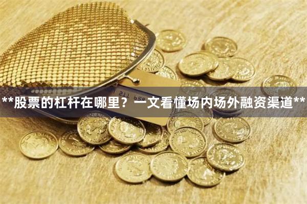 **股票的杠杆在哪里？一文看懂场内场外融资渠道**